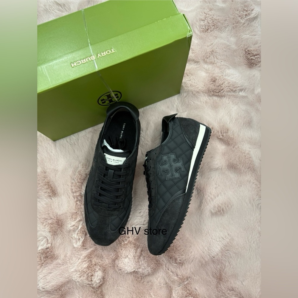 Tory Burch Black Athletic Shoes